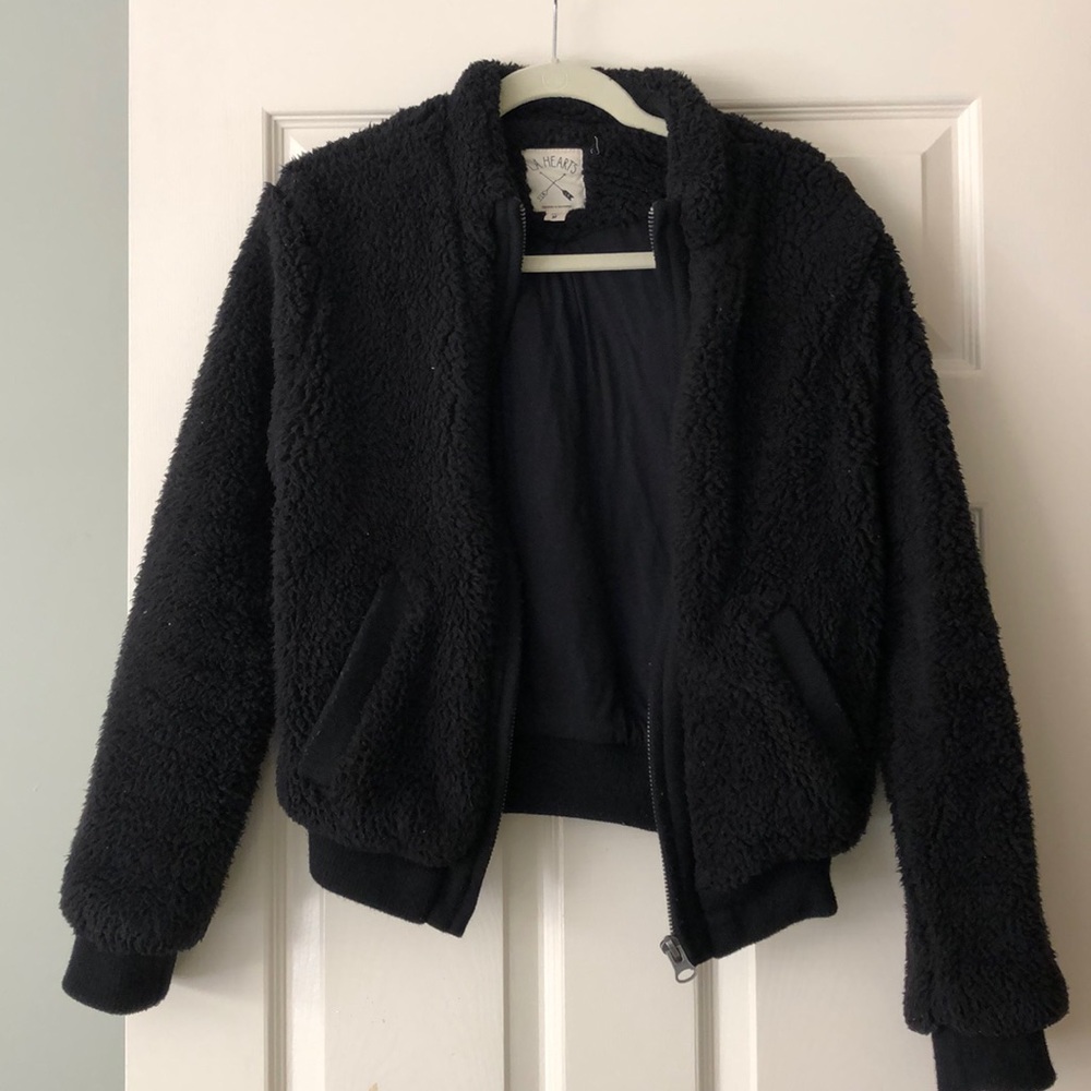 Black Sherpa jacket